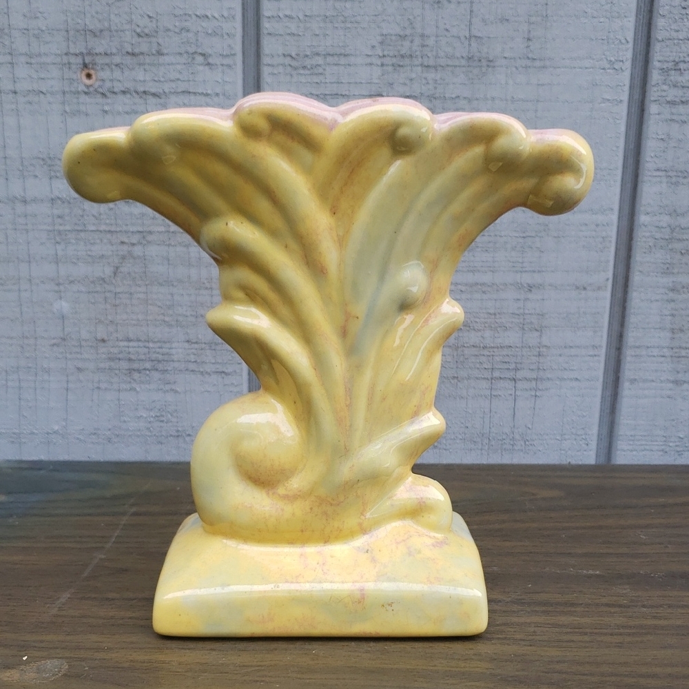 Yellow Ceramic Vase